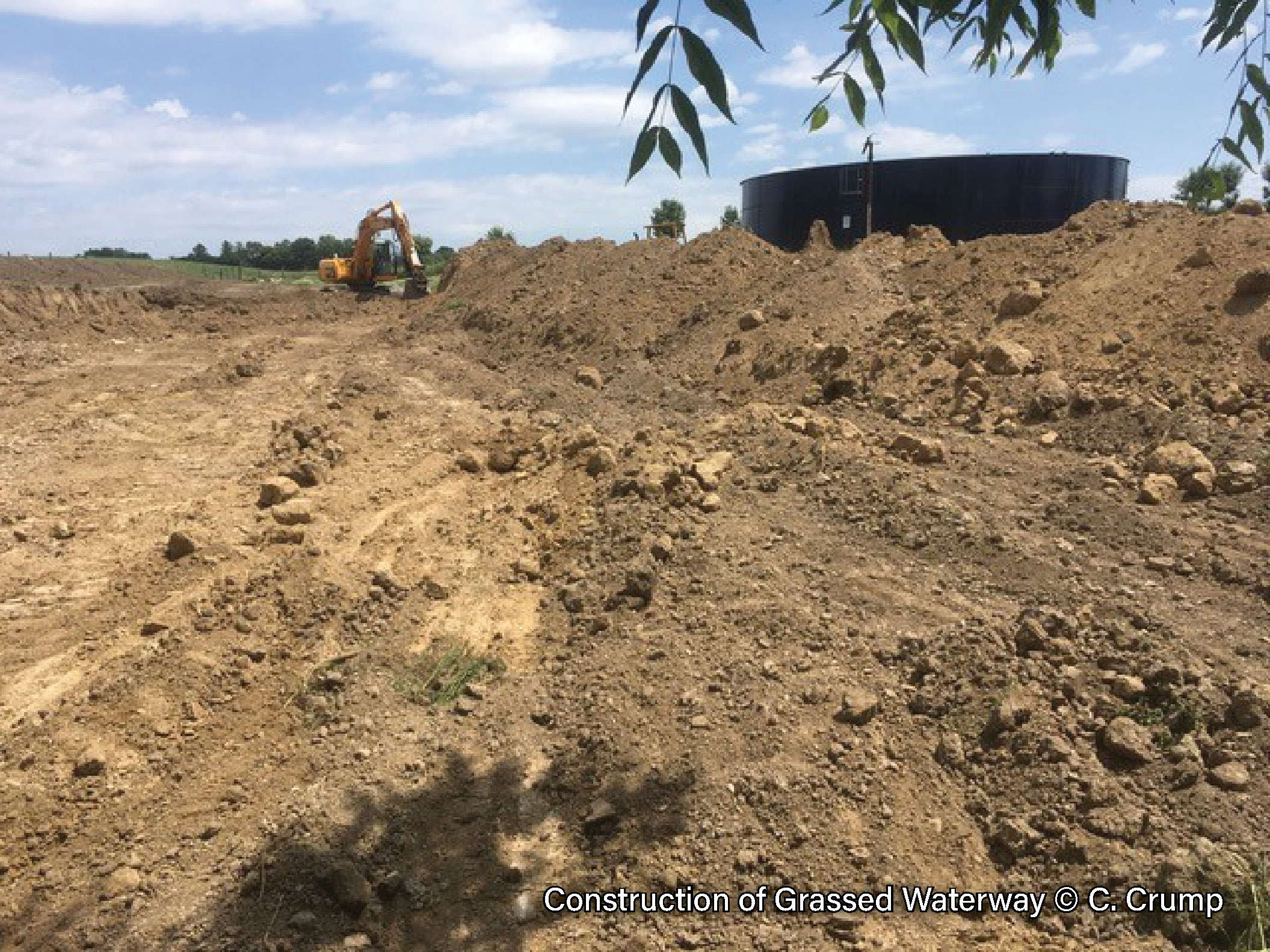 crump-grassed-waterway-construction